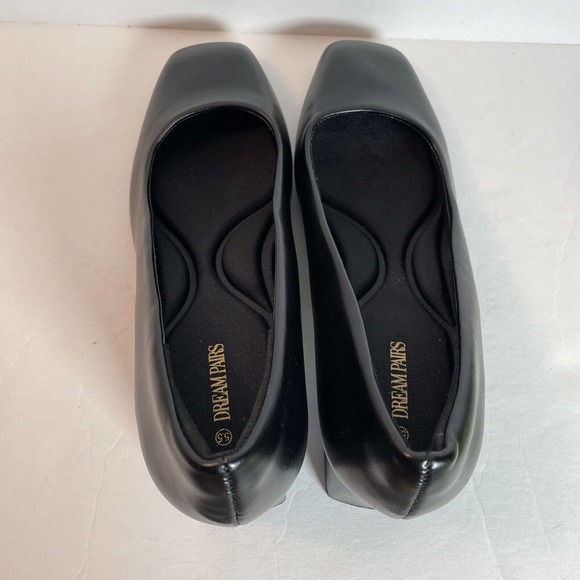 Dream Pairs 5.5 Women Low Block Heel Square Toe Comfort Dress Slip On Pump Shoes - Picture 9 of 13